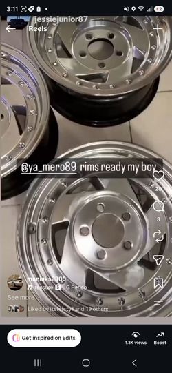 Chevy rims new polished