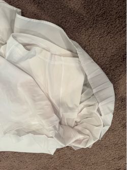 White tennis skort