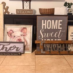 Home Decor Set – Wall Art & Signs