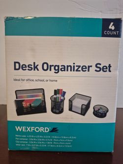 Desk organized