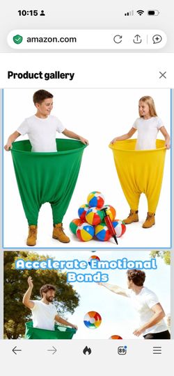 Granny Pants Yard Game Set for Kids & Adults, Funny Giant Outdoor Party Game with Oversized Pants & Balls, Backyard Lawn Family Game for Birthdays, Re