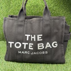 MARC JACOBS The Tote Bag Medium Canvas Brown Distressed Bag
