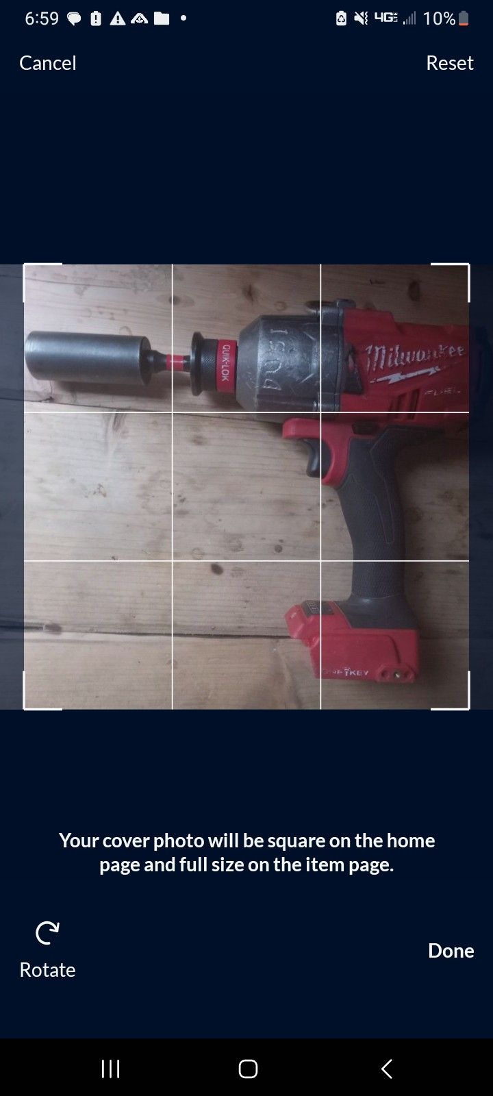 Milwakee Hex Impact Wrench 7/16