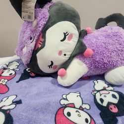 Kuromi Plush And Throw