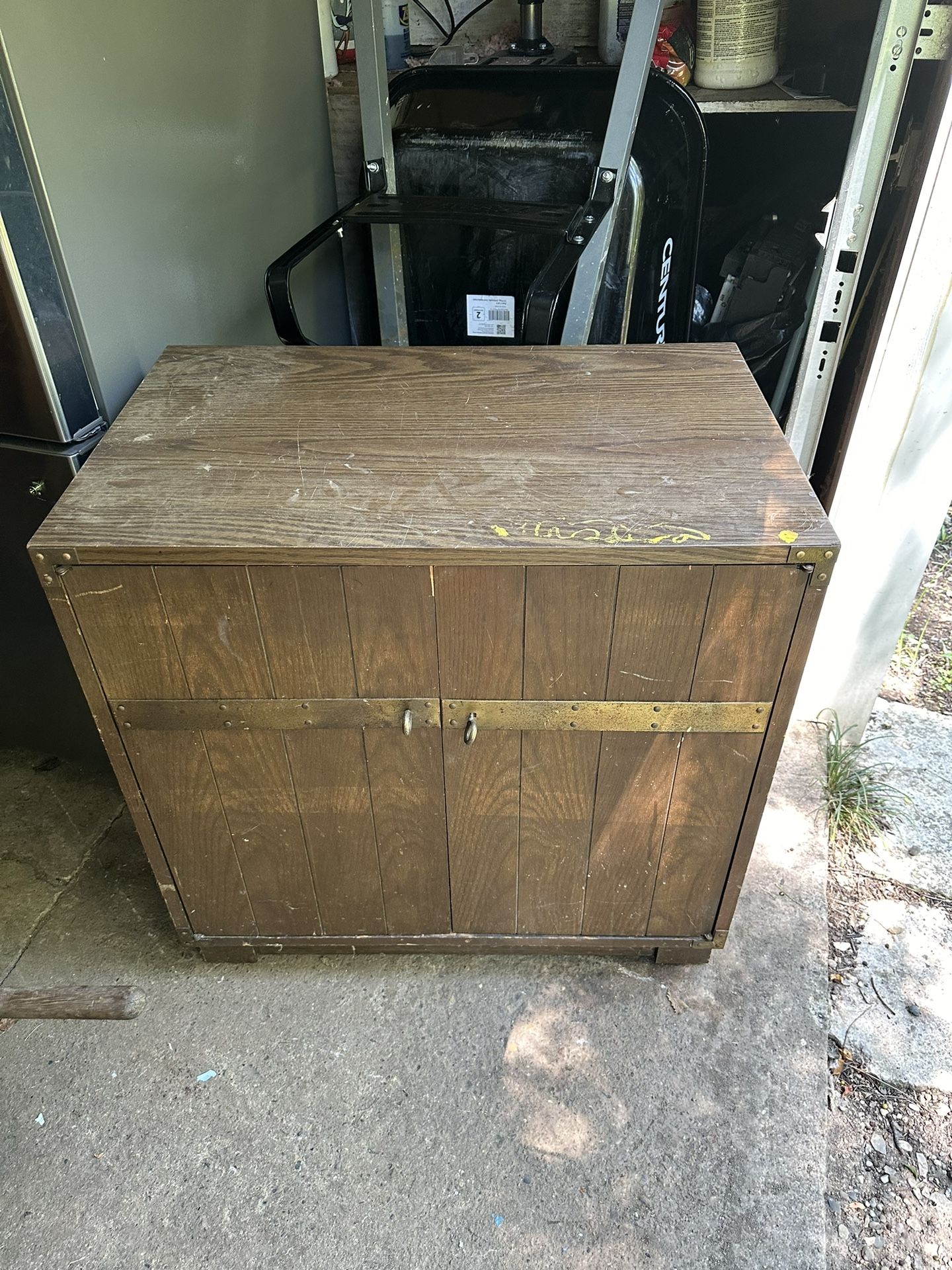 Solid Wood Storage Cabinet