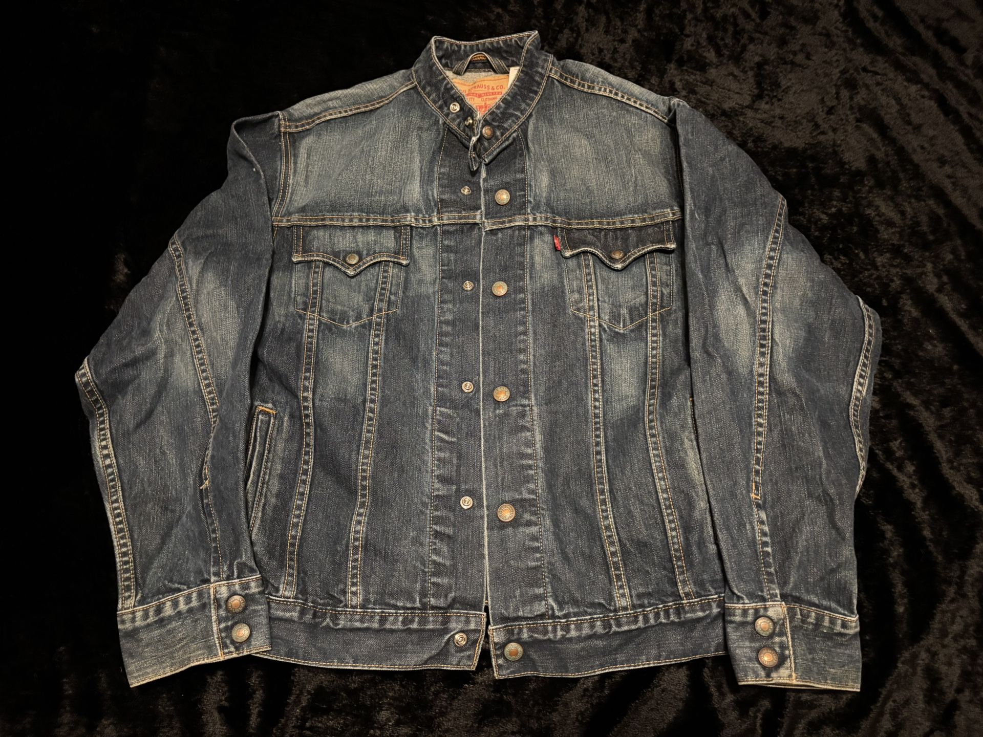 Womens Large Y2K Levis Denim Jean Jacket