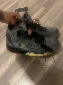off white jordan 5s