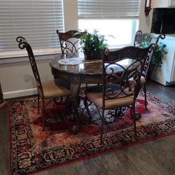 Marble Top Dining Set