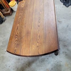 Solid antique dining table