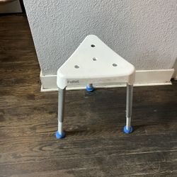 400 lbs Adjustable Shower Stool Seat with Stable-Bracing, Non-Slip Bathtub Chair,