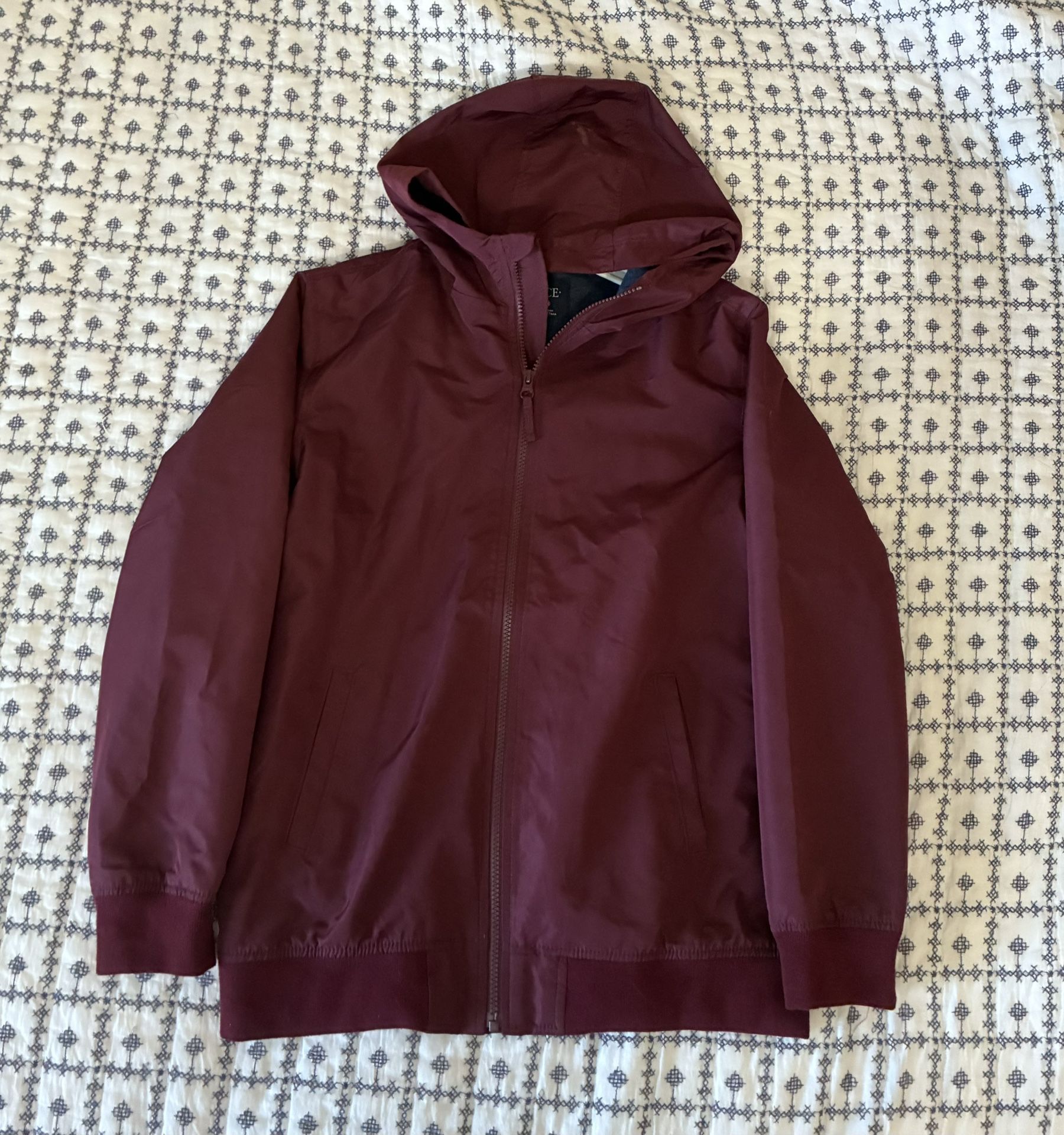 Burgundy Windbreaker