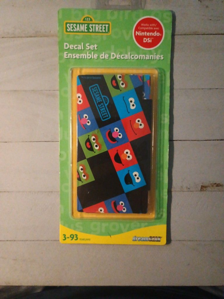 Sesame Street Nintendo Dsi Decal Set