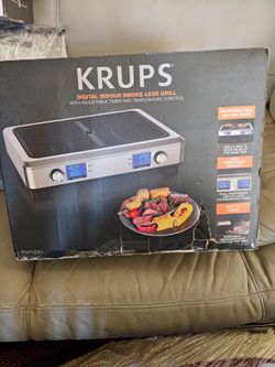 Brand New KRUPS Electric Grill Top Grill in box