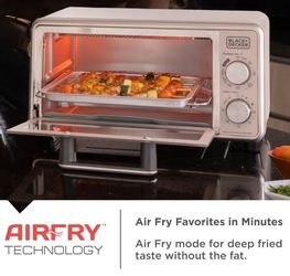 Black + Decker Toaster Oven w/ Air fryer setting