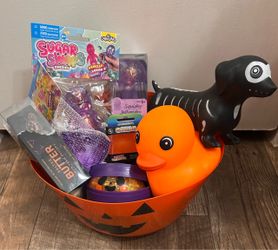 Halloween Squishy Gift Basket 🎃💜🧡