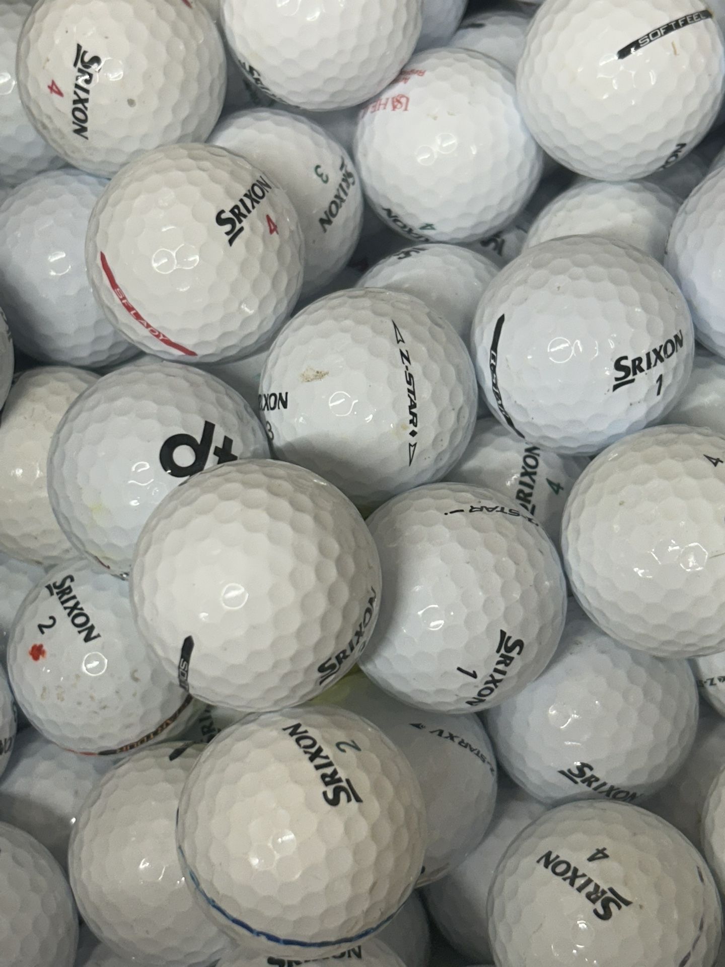 100 Mixed Golf Balls 3,4,5a Grade Mix 