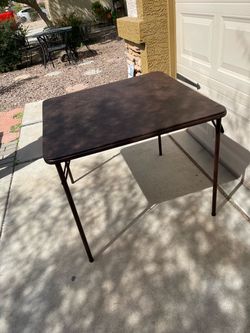 Patio Brown Folding Table
