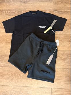 Premium Black Streetwear T-Shirt & Shorts Set | Size Small | Brand New