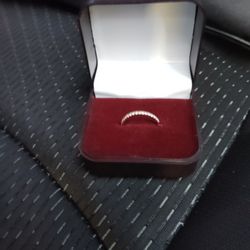 Rose Gold Size 7 Diamond Ring Band