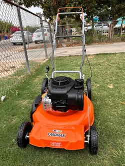 Shop YARDMAX
21 in. 170cc 2-in-1 Gas Walk Behind Push Lawn Mower with High Rear Wheels