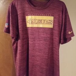 49ers Nike sideline shirt 