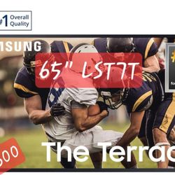 SAMSUNG 65"INCH QLED 4K THE TERRANCE OUTDOOR TV LST7T
