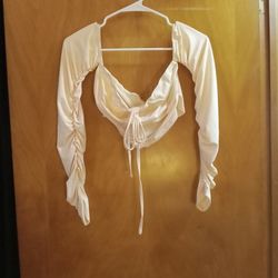 Apricot crop top