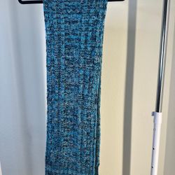 Beautiful Blue And Black Winter Scarf 🧣 