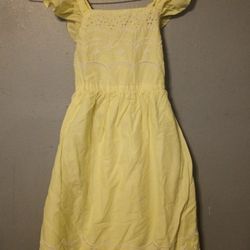 Girls Yellow Dress Size 6x Good Condition $2