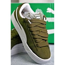 PUMA Suede XL | Dark Oliver/Puma White | 395205-13