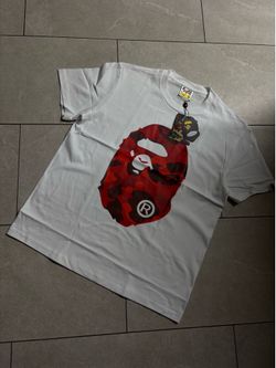 Red and white Bape tee