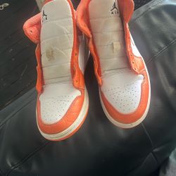 Nike Air Jordan 1 Mid Se Electro Orange Men Size 9