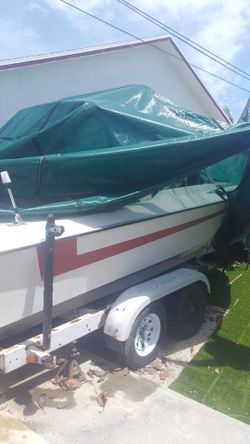 Boat and trailer