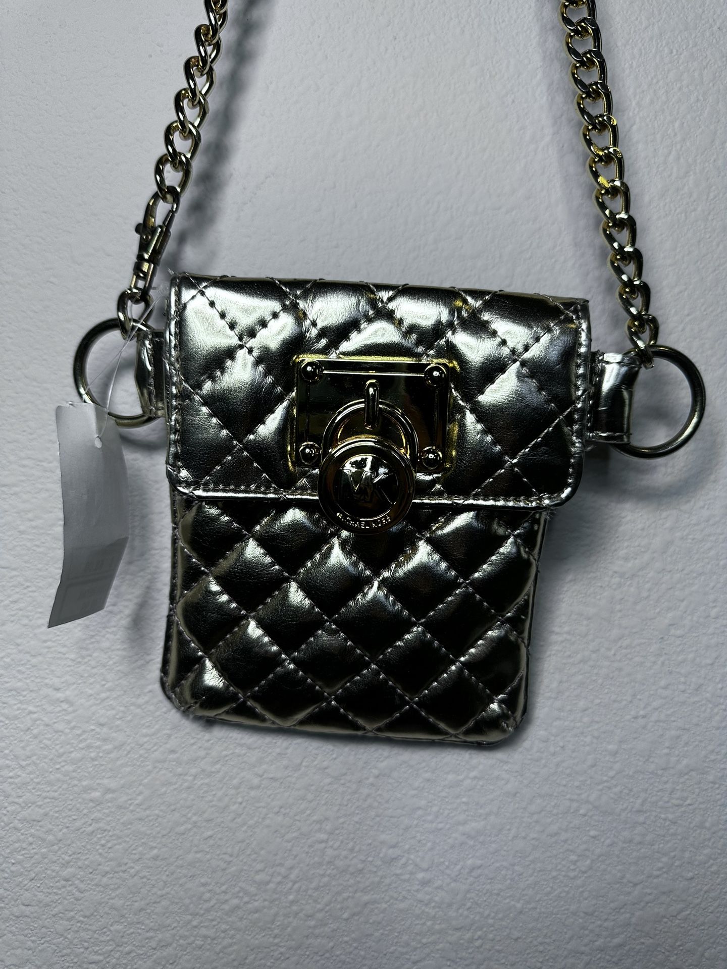 NWT Michael Kors Gold Chain Belt Bag Waist Bag