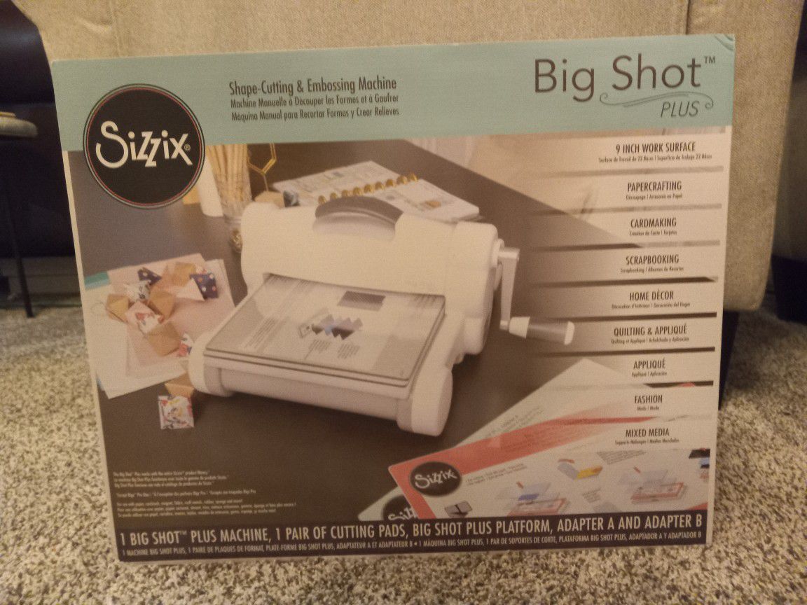 Sizzix Big Shot Plus Shape-Cutting & Embossing Machine