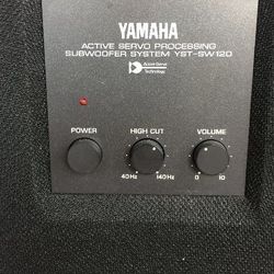 Yamaha Subwoofer Dual Woofers 