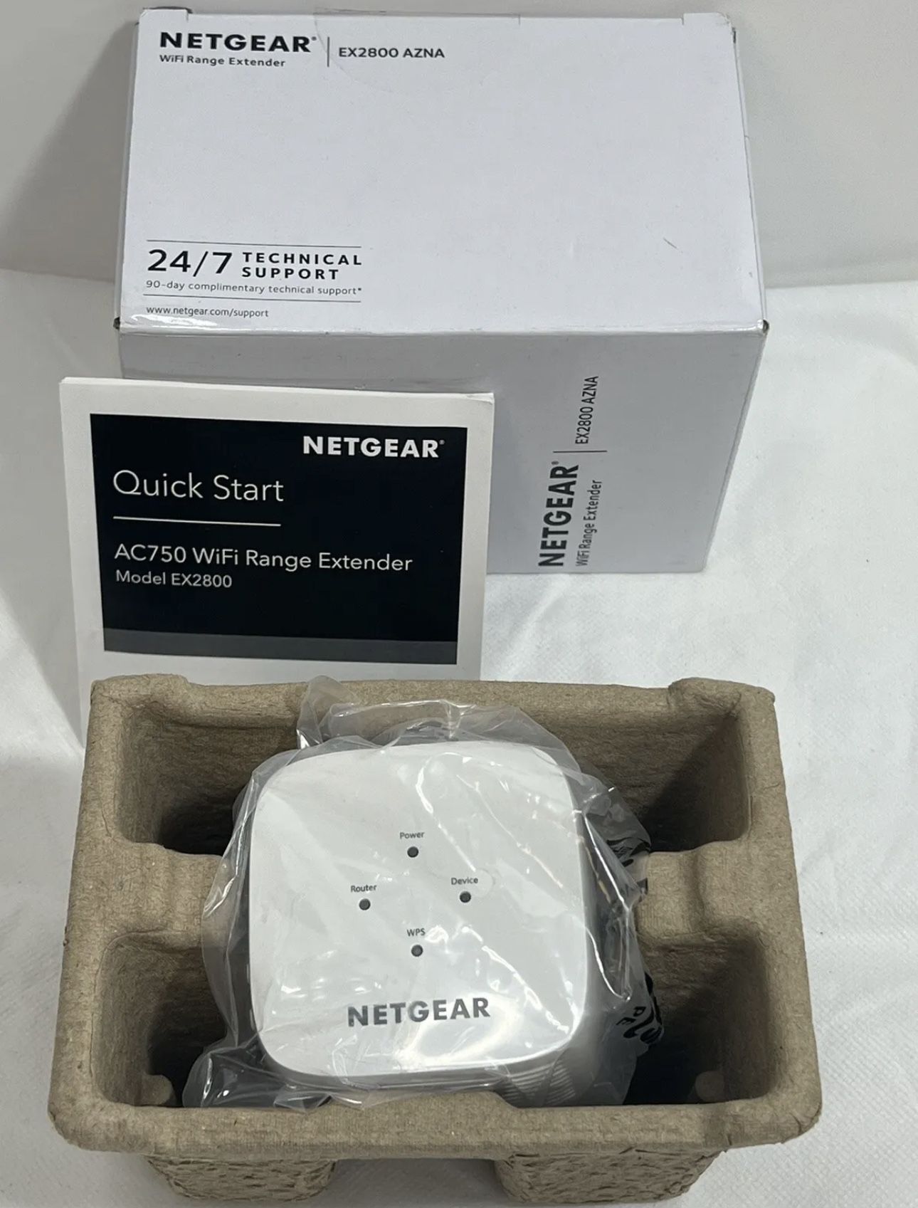 NETGEAR WI-FI Range Extender EX2800-Coverage up to 1200sqft & 20 Devices 