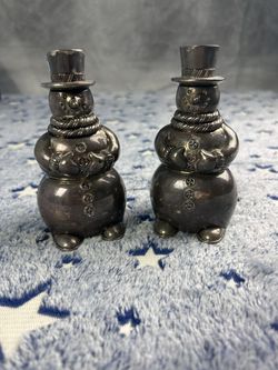 Silver Salt & Pepper Shakers From The International Silver Company