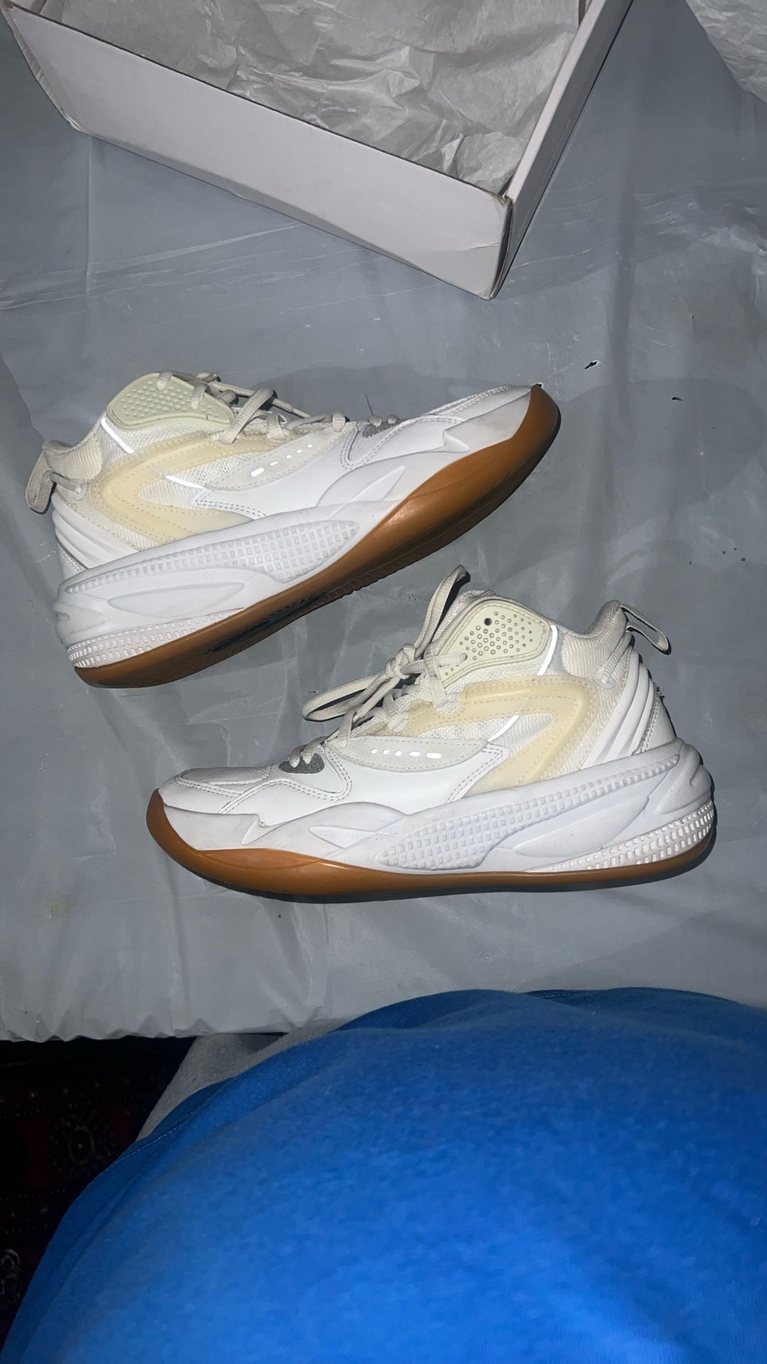 Puma J. Cole x RS Dreamer Mid Jr GS WHITE/GUM