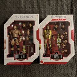 wwe ultimate hhh razor ramon figures