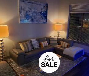 used like you Italian Leather Sectional – $1,500 OBO  used like you