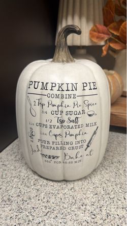 Ceramic pumpkin