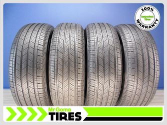 SET OF 4 MICHELIN PRIMACY A/S DT 225/60R18 USED TIRES 7.6/32 TREAD 100H 2256018