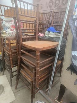 18 Wooden Chavari chairs