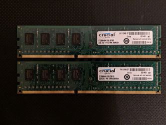 Crucial 4GB (2x2GB) PC3 RAM kit