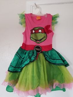 Hermoso vestido tortugas ninja 4-6