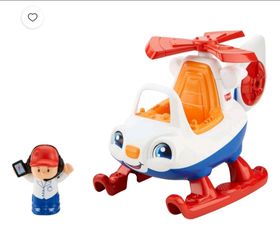 Fisher-Price Little People Interactive Helicopter with Pilot Figure