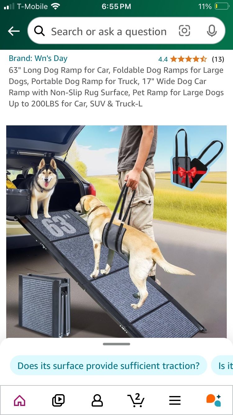 Brand New Pet Ramp 63in