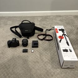 Canon EOS R50 Camera Kit + Tripod