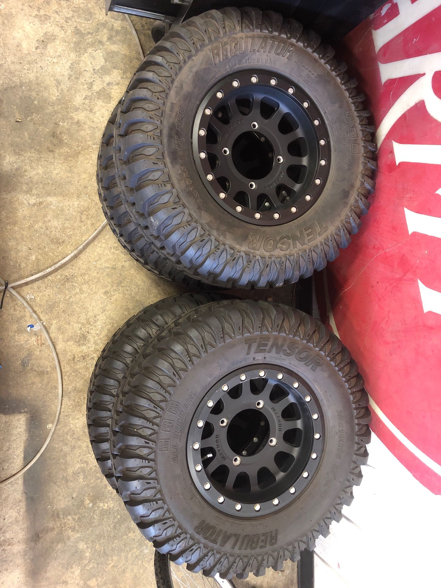 Polaris RZR wheels and tires set